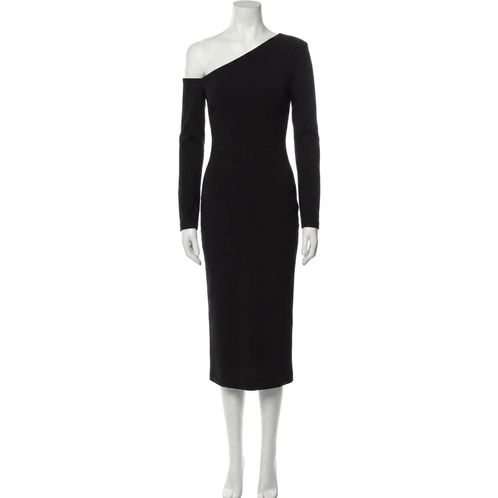 NEW ENZA COSTA exposed shoulder dress in black